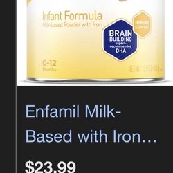 Enfamil milk