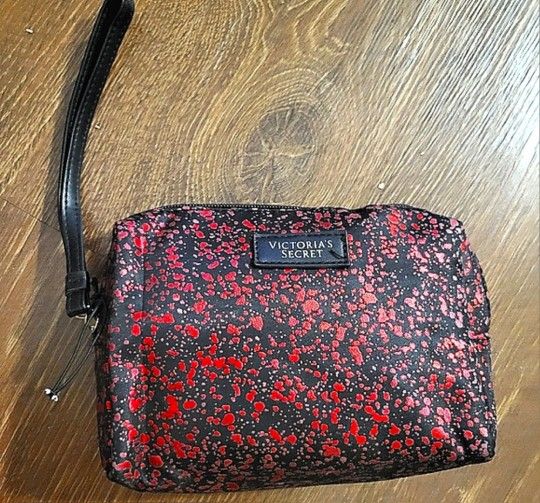 Victoria's Secret cosmetic bag 6.5" wide, 6" high