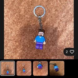 Lego Minecraft Steve Key Chain 853818