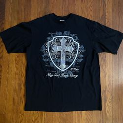 Vintage Y2K g-unit cross religious t shirt