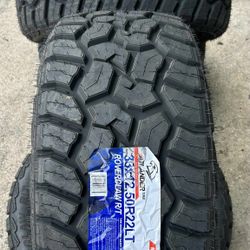 33x12.50 22 Atlander Roverclawd R/T New Tires 