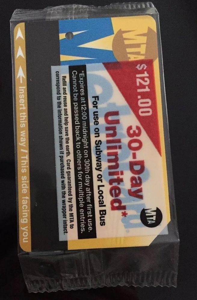 Unlimited monthly metro card(Only sell to who really need)