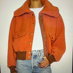 WE THE FREE Shasta Bomber Jacket, Size Small