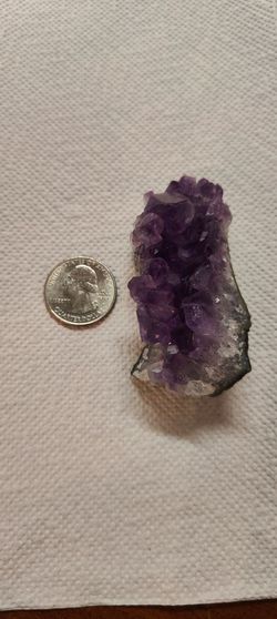 Amethyst raw material for jewelry