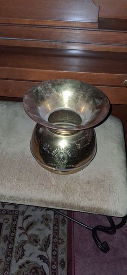 Brass spitoon