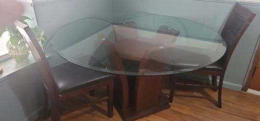 Dining room table with chairs