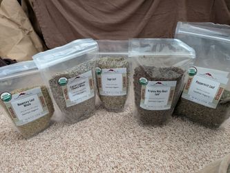 Herbs Free (rosemary lavender sage holy basil peppermint)