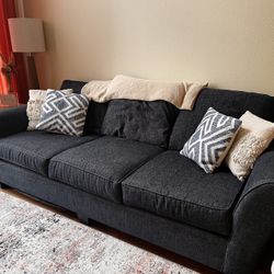 Couch And Throw Pillows