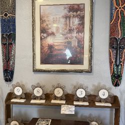 Carved African Albisia Wood Mask