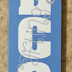 North Carolina Tar Heels Themed Wood “Welcome” Signs 
