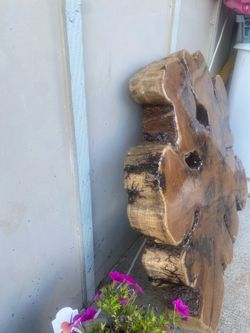 Fracked Olive wood epoxy table top