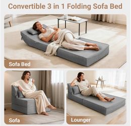 Folding Sofa Bed Chair (single size)