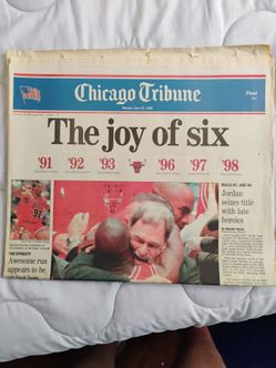 Michael Jordan Newspaper