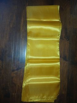 12 Gold Satin Table Runner