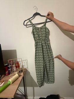 Jumpsuit, dress, sweater