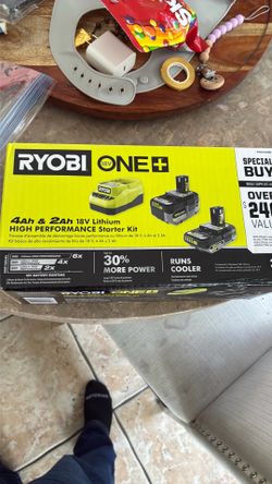 Ryobi batteries , new in box never opened