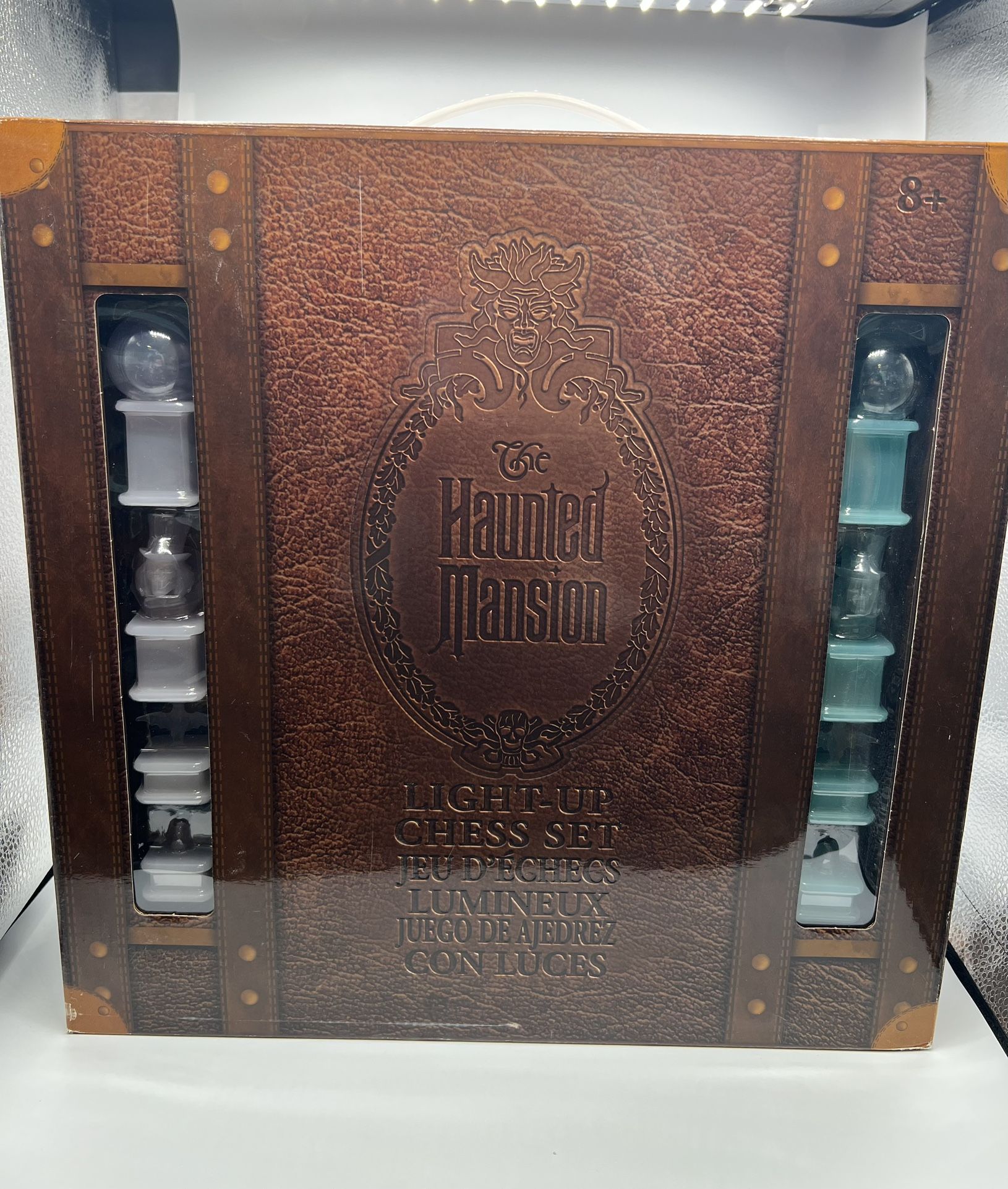 NEW Haunted Mansion Chess Set Light-Up Chessboard 