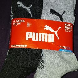 PUMA Socks Men Size 10-13