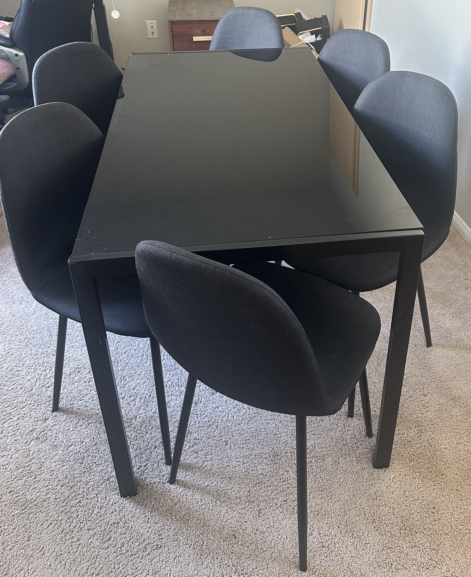 Modern Table+6 Chair set