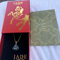 Natural JADE Buddha Necklace 