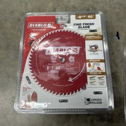 Diablo D0860S 8-1/2” 60-Tooth Fine Finish Circular Saw Blade – New