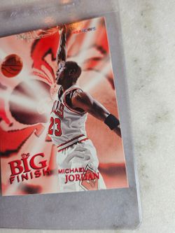 Michael Jordan NBA Hoops Big Finish Card