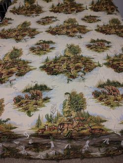 Handcrafted Vintage Quilt, full/queen size