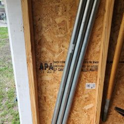 3 Galvanized Pipes/ Pole  1 ⁵/⁸" X 5.5 Ft 