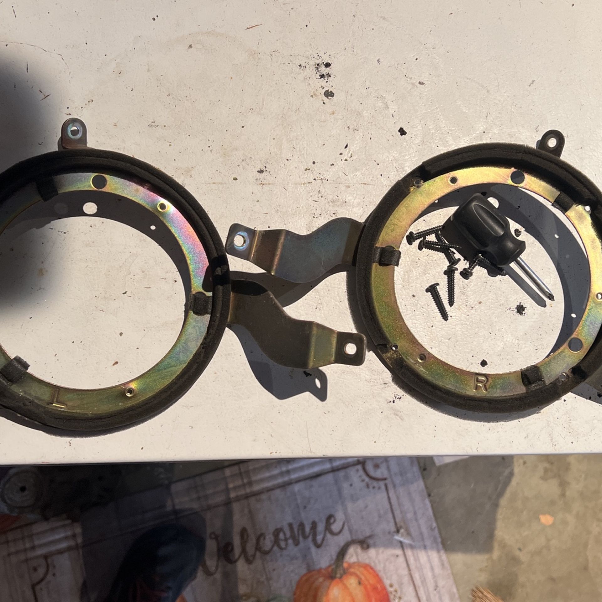 Honda Oem Del Sol SR2 Rear Speaker Brackets EG2 Eg1 Eh6