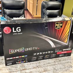 60” LG UHD TV with 4K