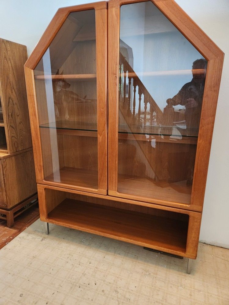 Danish  Teak  Display Cabinet 