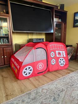 Fire truck tent