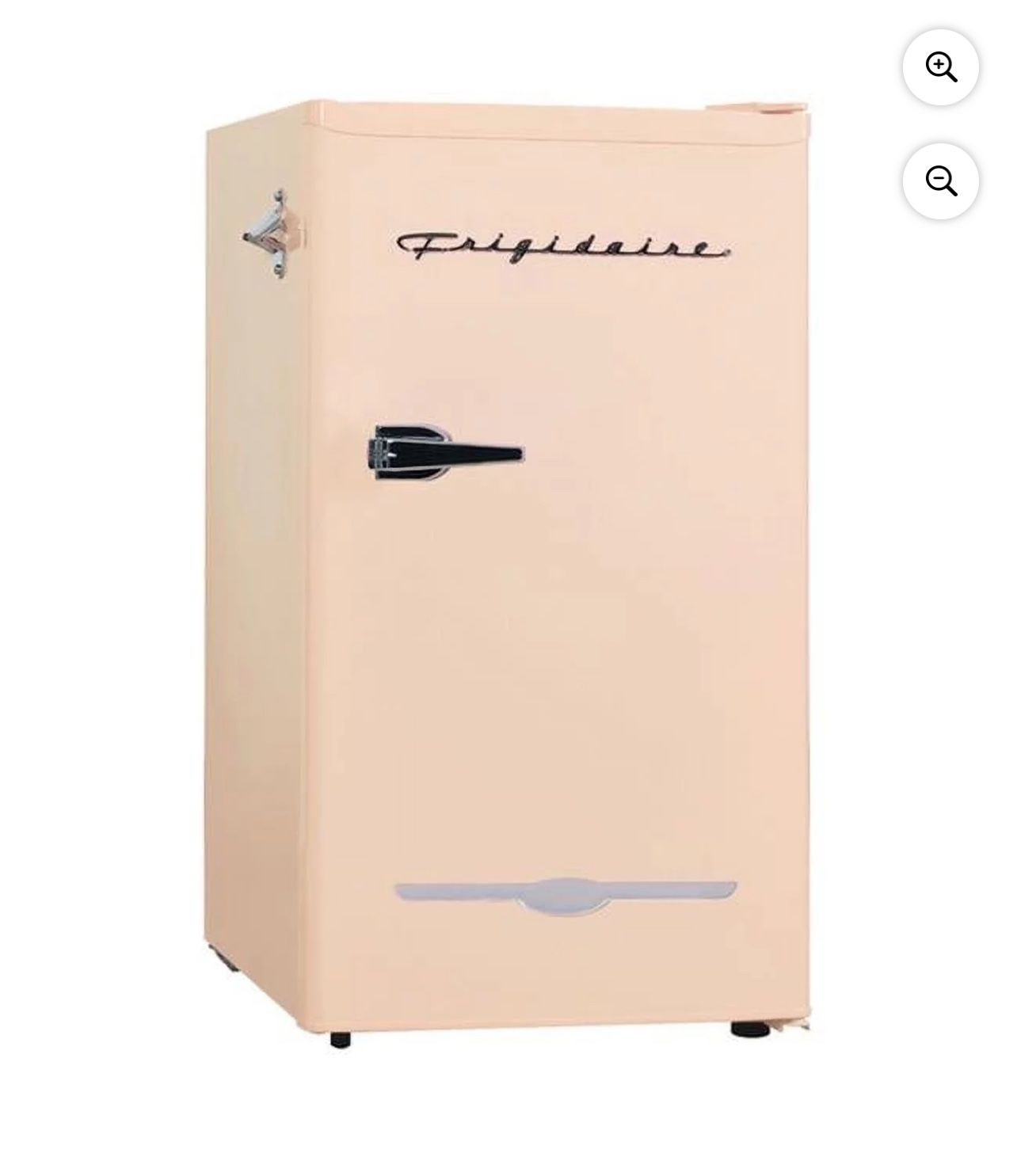 Frigidaire 3.2 Cu ft Retro Compact Refrigerator With Side Bottle Opener EFR376, Coral