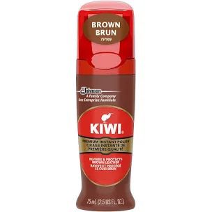 Kiwi Instant Polish Brown 