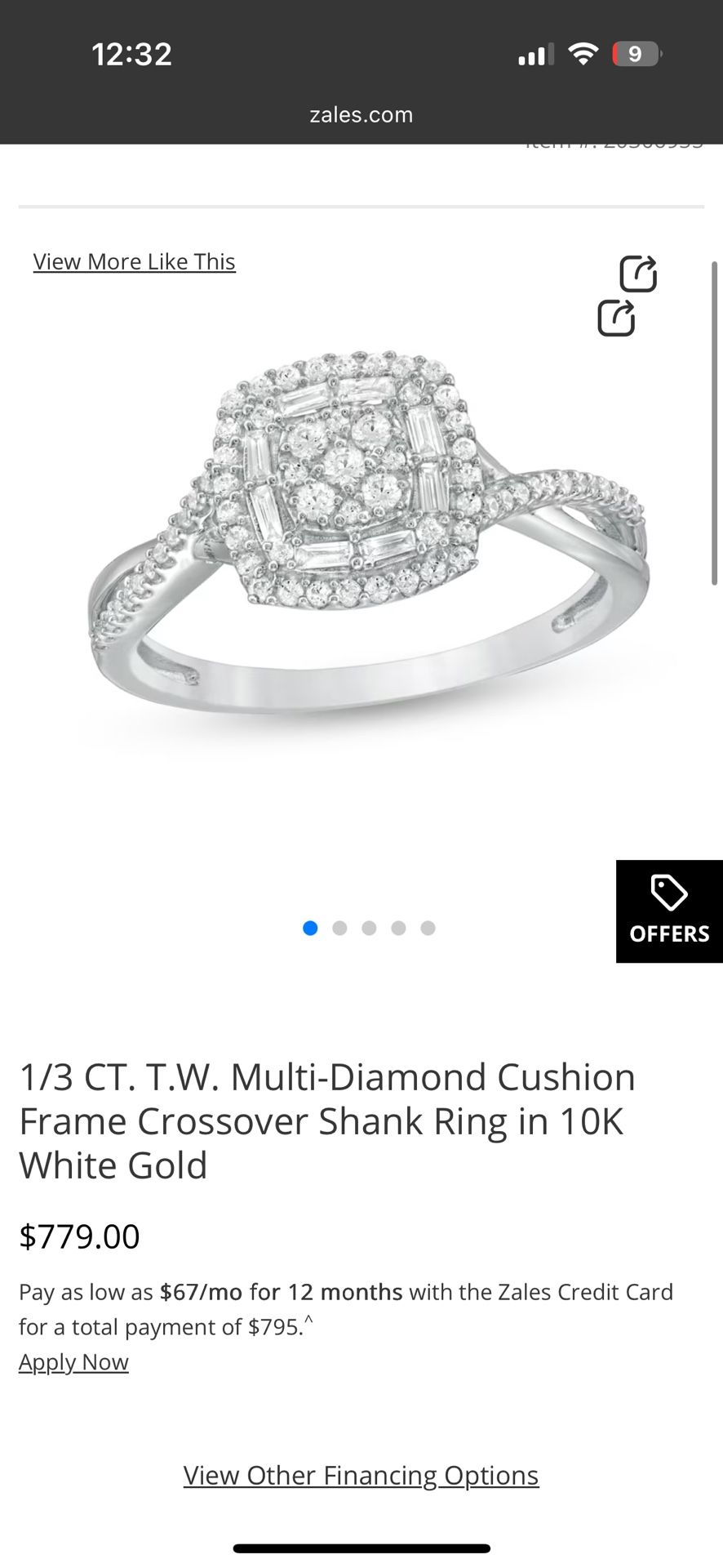 Ring White Gold Clothing