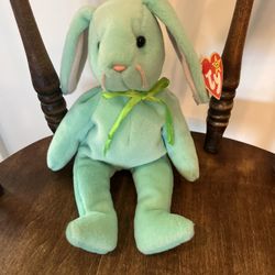 Hippity TY Beanie Baby! Rare! 1996! PVC Pellets! Tag Errors!