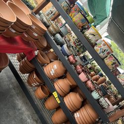 Ceramic And Terracotta Pots $4 And Up