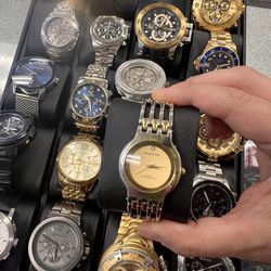 Geneva Mens Fashion watch & other used watches - Invicta, Bulova, Michael Kors, G-Shock, Citizen