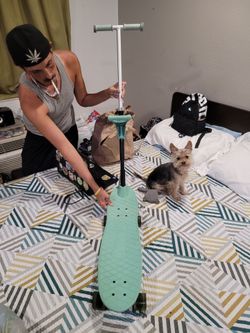 Ookkie training skateboard for toddlers