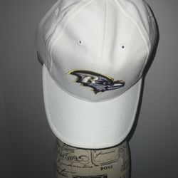 Vintage Baltimore Ravens White Reebok Hat