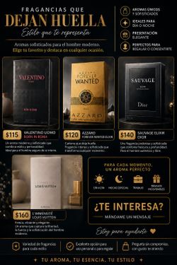 “Perfumes de Lujo para el Hombre que Deja Huella” 🖤✨