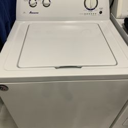 Free White Amana Top Load Washer & Gas Dryer!