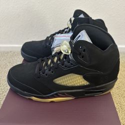 Nike Air Jordan 5 A ma Maniere Dusk Black V Retro Shoe Men Size 10.5 / Woman Size 12