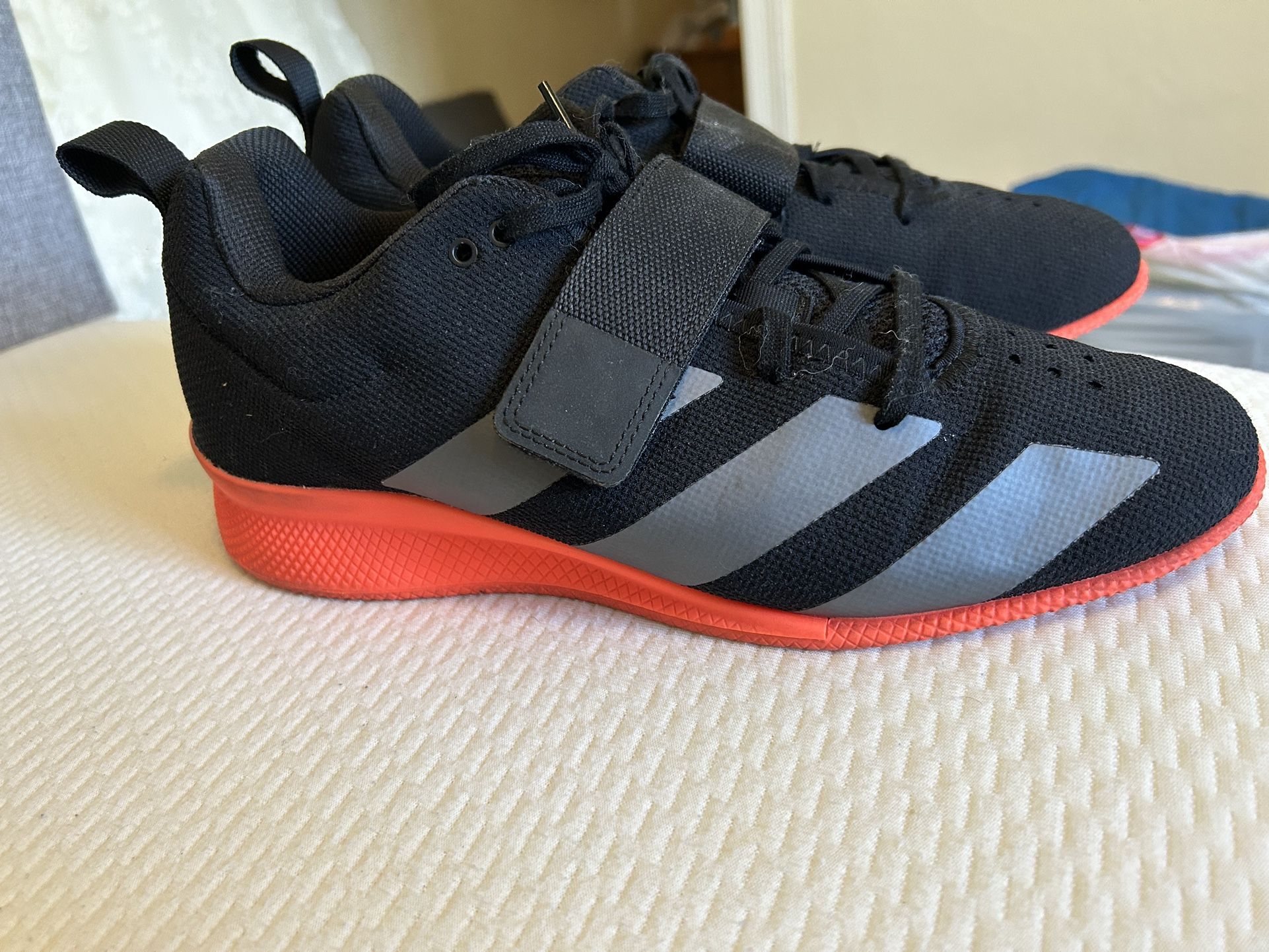 adidas gazelle silver green womens adidas Mens Adipower III Squat Shoes Black Weightlifting – Budo Online main image 1