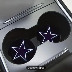 NEW:  2 PIECE CAR COWBOYS COASTER SET