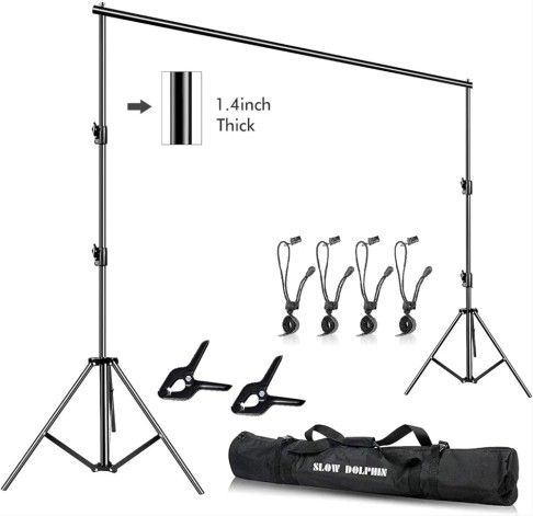 Slow Dolphin Background Stand Kit 10x12