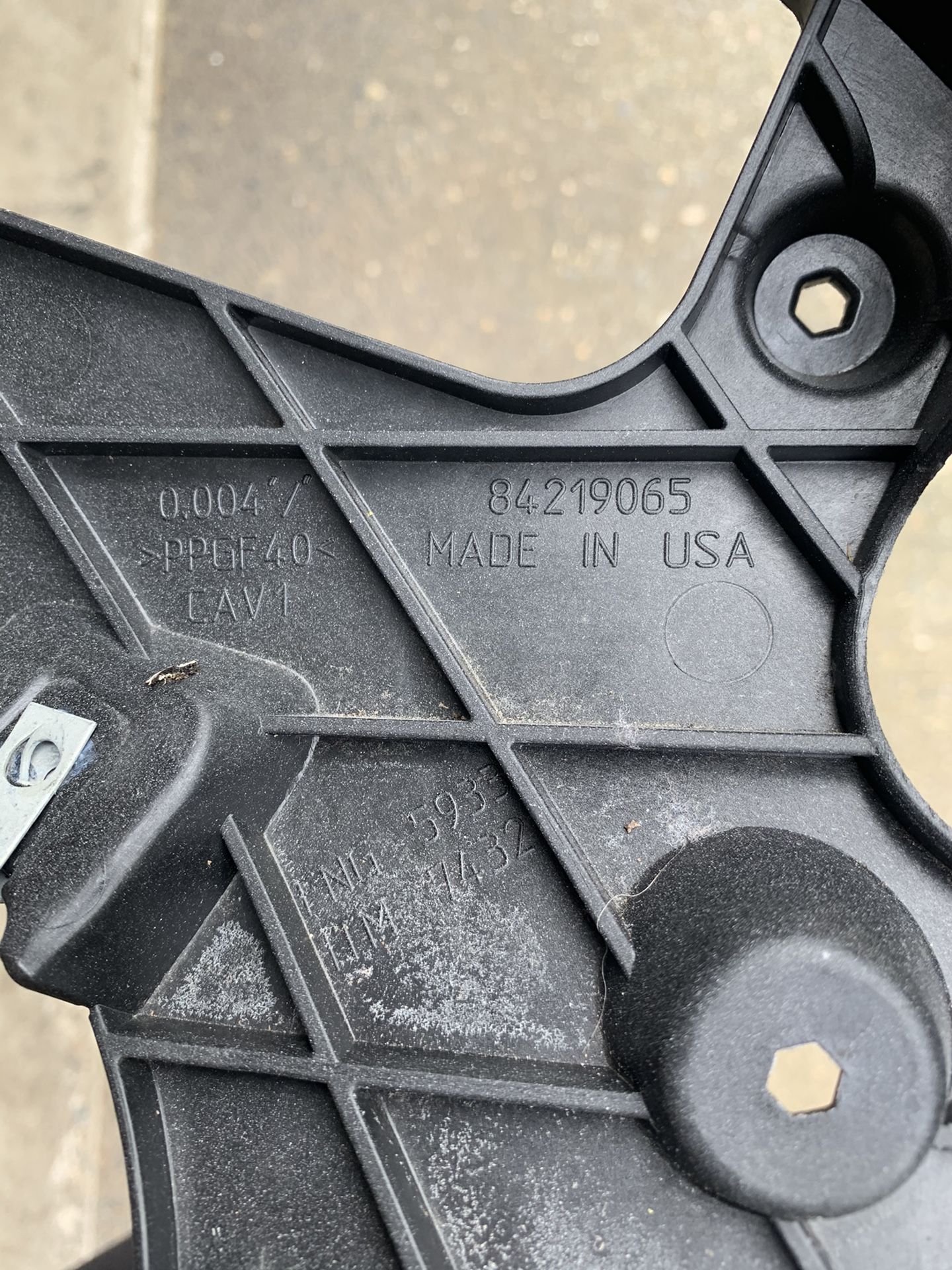 2020 Chevy Silverado left hand mounting brackets