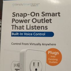 Voice Control Snap On Power Outlet 