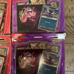 Ascended Heroes Sticker Collection 3 Pack Gastly Pokemon Seals