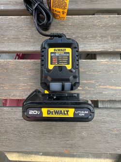 New 20v dewalt battery n charger